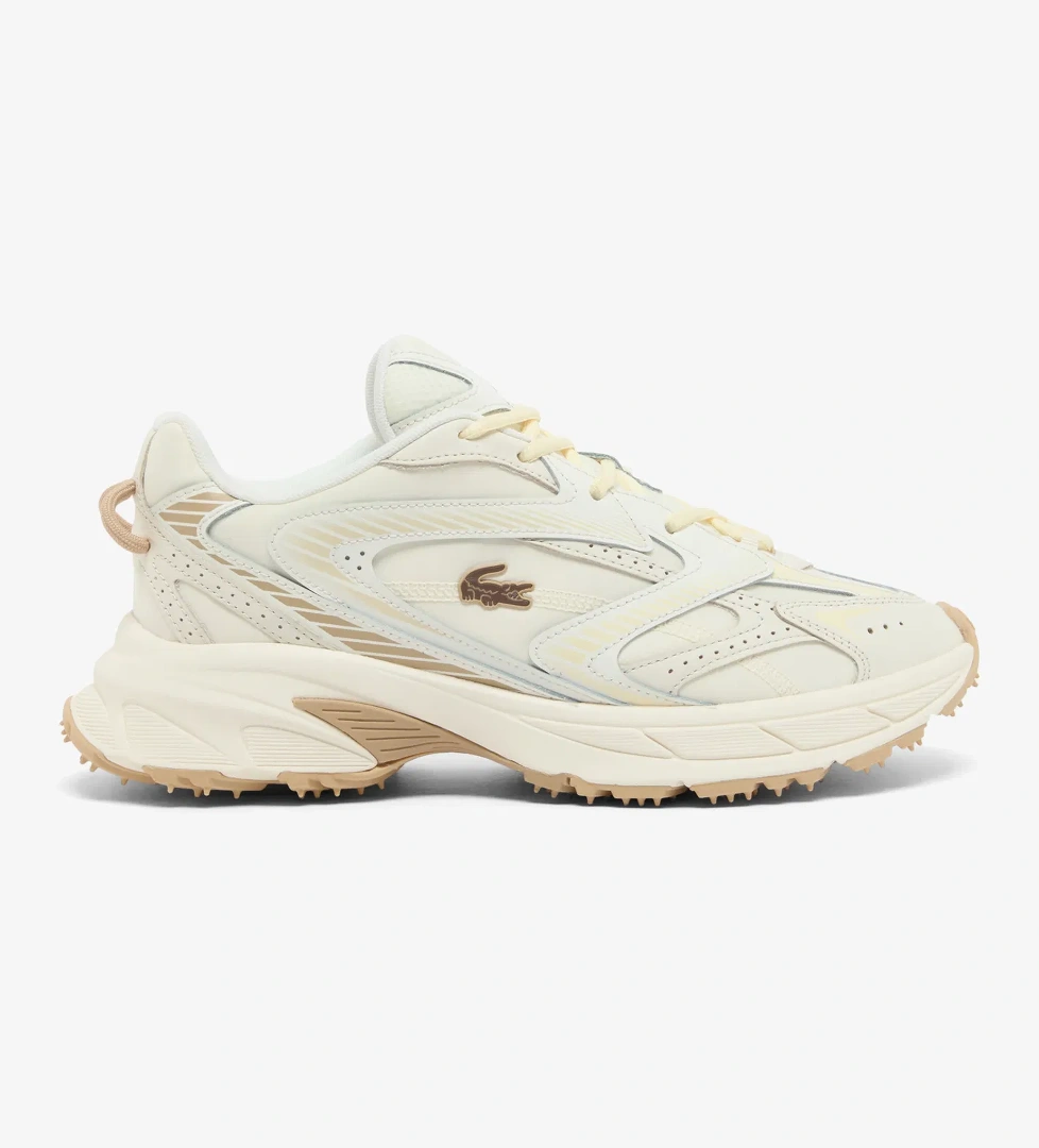 Lacoste L003 Neo Shot Erkek Krem Sneaker - Görsel 1