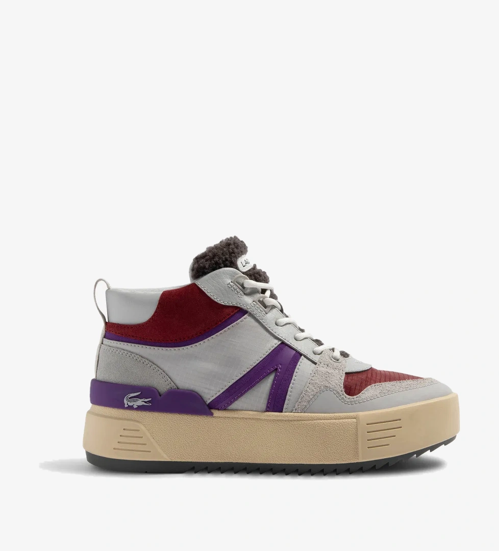 Lacoste L002 Winter Mid Kadın Beyaz Bot - Görsel 1