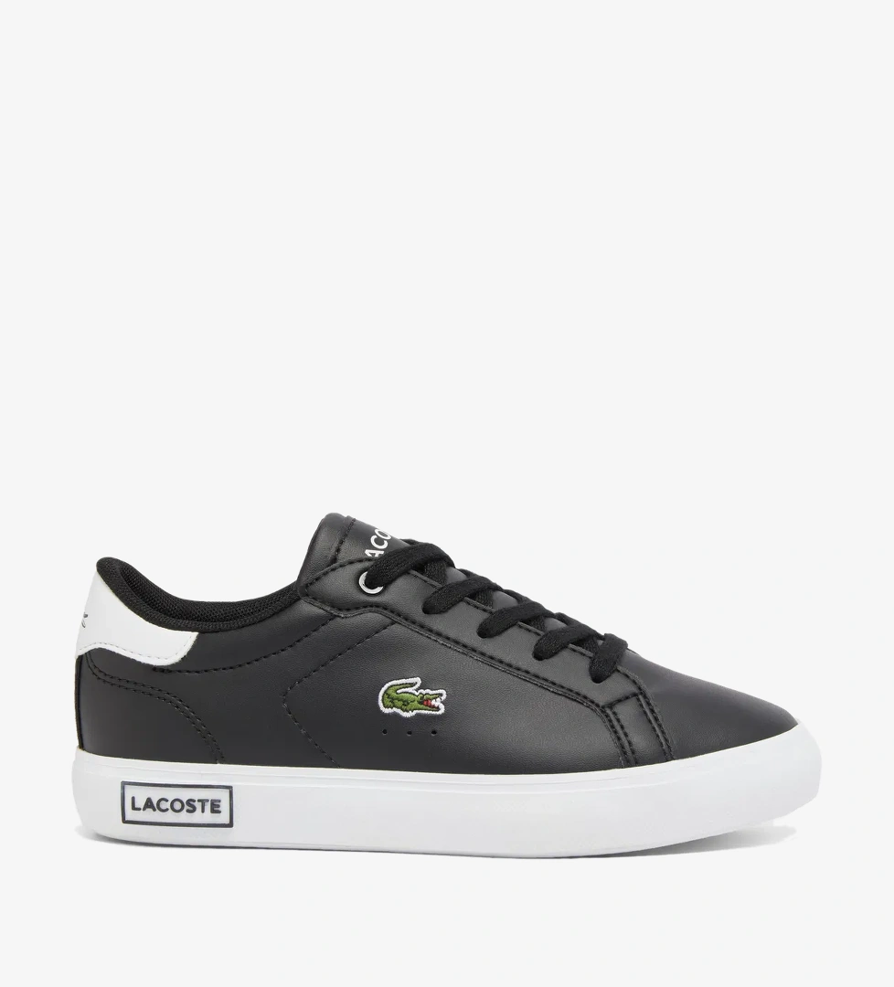 Lacoste Powercourt Çocuk Siyah Sneaker - Görsel 1