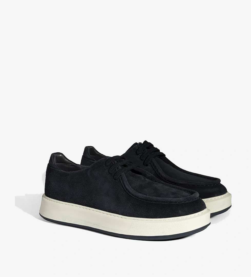 Desa Erkek Lacivert Bağcıklı Süet Deri Günlük Ayakkabı model görseli