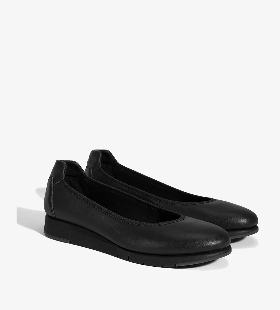 Kadın Siyah DesaComfort Deri Günlük Ayakkabı - Görsel 1