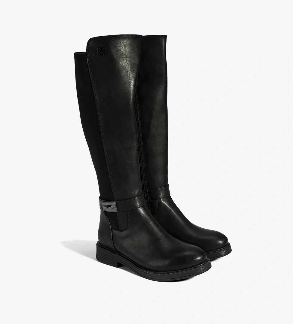 Desa Kadın Siyah Metal Aksesuarlı Stretch Çizme model görseli