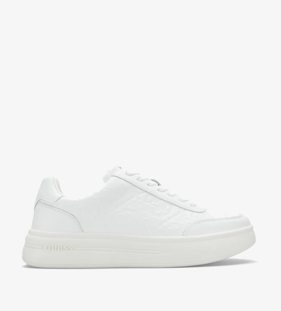 Guess Winno Deri Erkek Beyaz Sneaker - Görsel 1