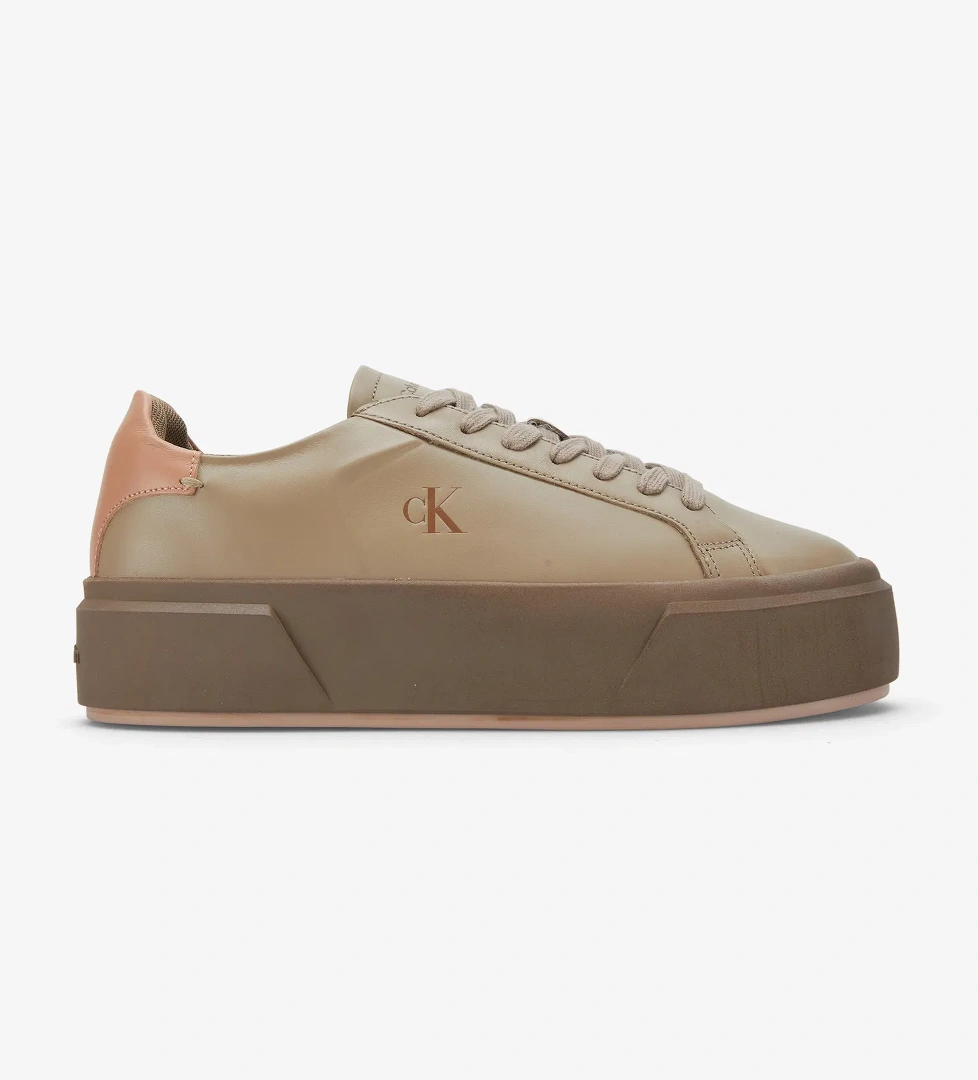 Calvin Klein Calvin Klein Flatform Lace Up Kadın Yeşil Sneaker model görseli