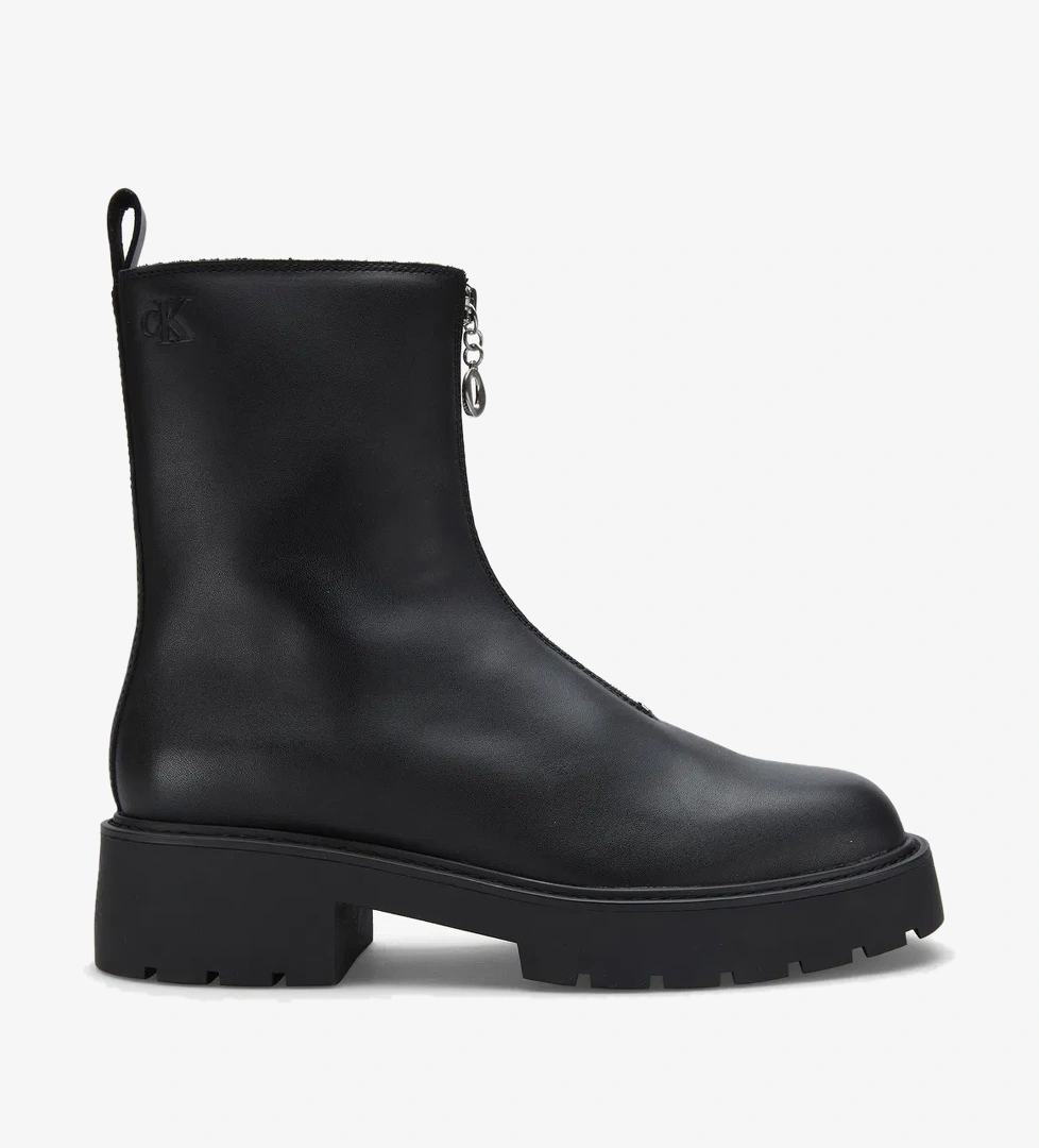 Calvin Klein Calvin Klein Chunky Front Zip Kadın Siyah Bot model görseli