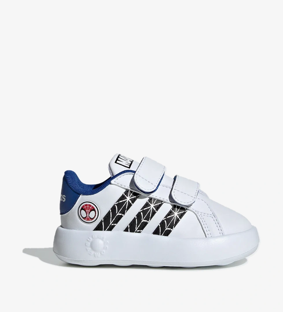 adidas Grand Court Spider-Man Bebek Beyaz Spor Ayakkabı - Görsel 1