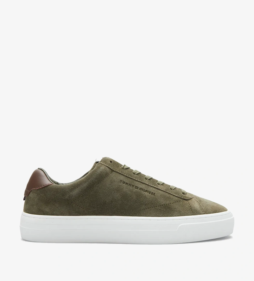 Tommy Hilfiger Tommy Hilfiger Premium Cupsole Suede Erkek Haki Sneaker model görseli