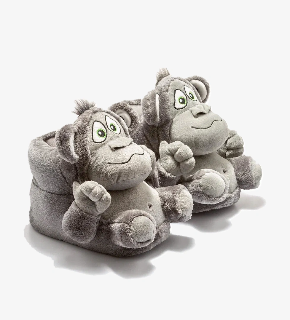 Twigy Monkey Unisex Hayvanlı Panduf Gri 36/43 model görseli