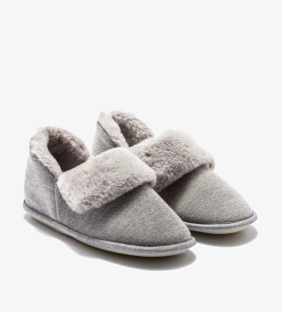 Martha Kadın Peluş Ev Botu Gri 37/41 - Görsel 1