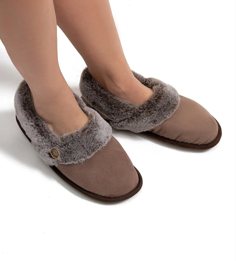 Niki Kadın Ev Ayakkabısı Kahverengi 37/41 - Görsel 1