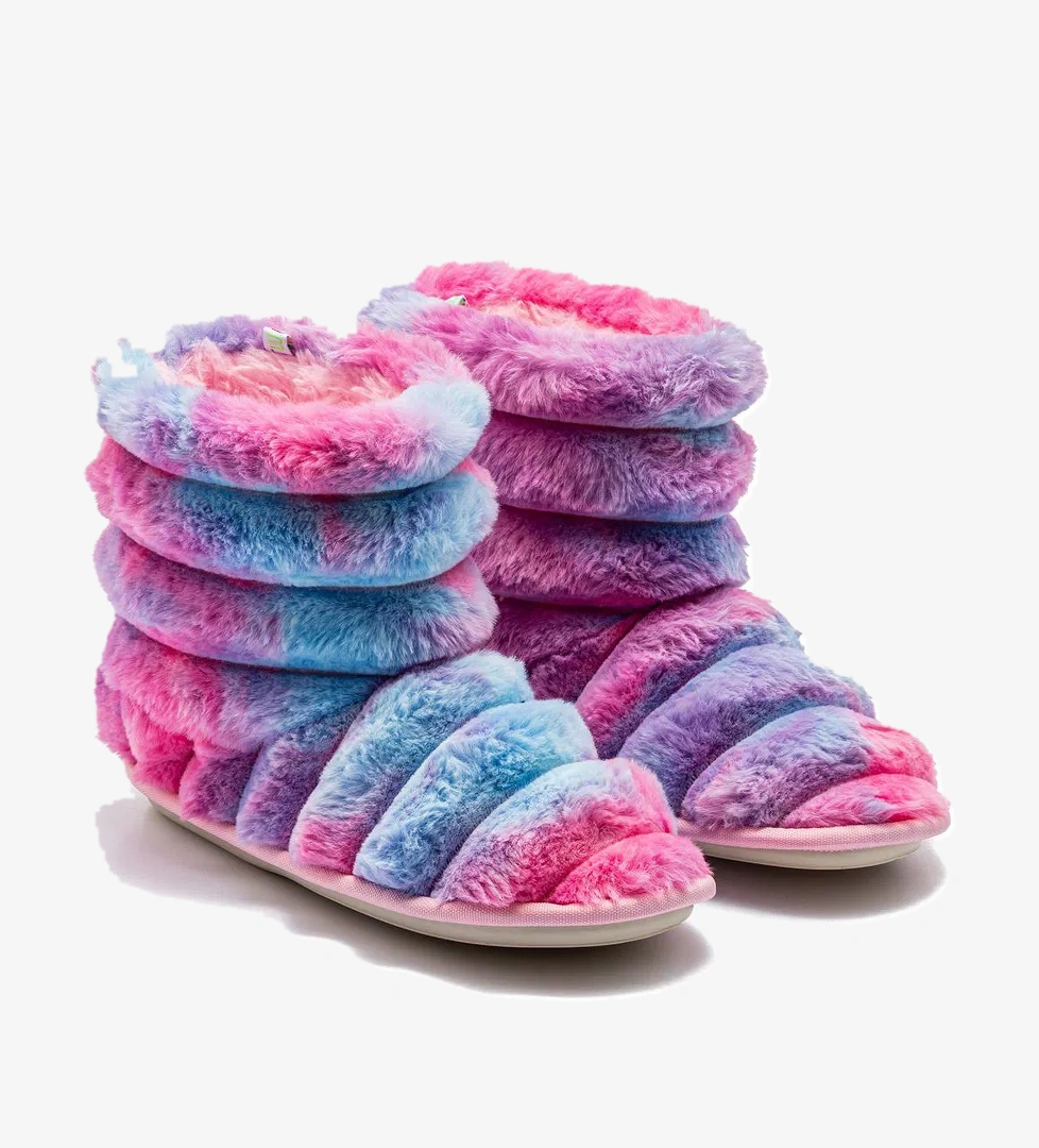 Rain Peluş Çocuk Ev Botu Mavi-Pembe 30/35 - Görsel 1