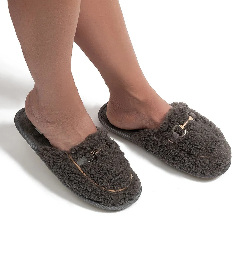 Siya Kadın Ev Terliği Gri 37/41 - Görsel 1