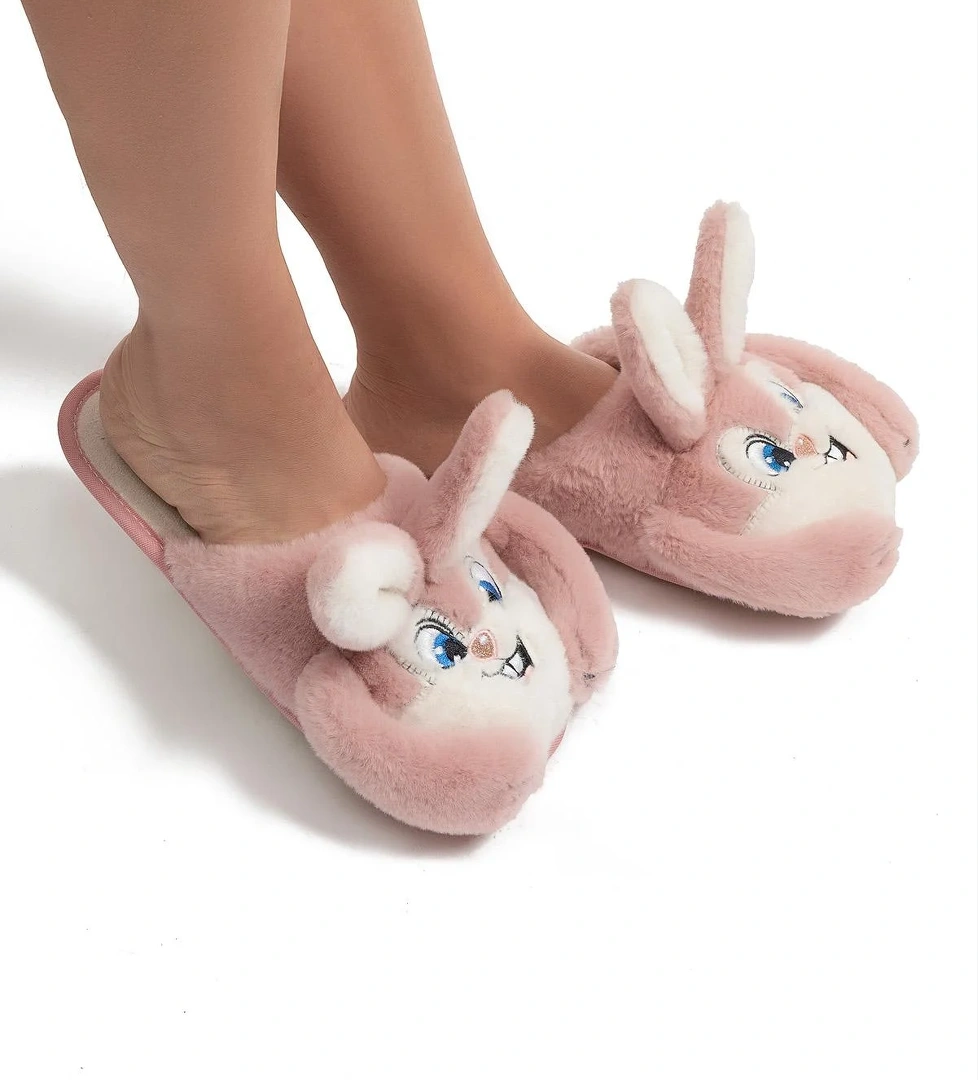 Bany Kadın Hayvanlı Ev Terliği Pembe 37/41