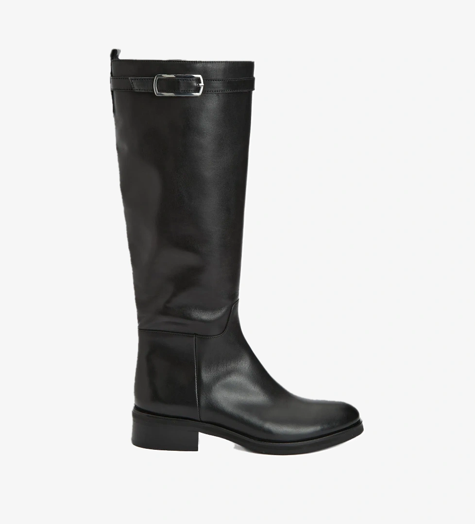 George Hogg Kadın Siyah Deri Çizme