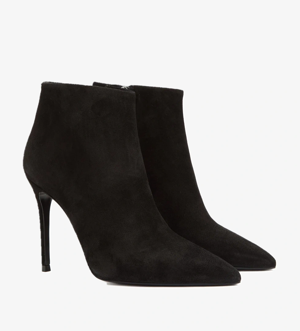 Divarese Divarese Kadın Siyah Deri Bot model görseli