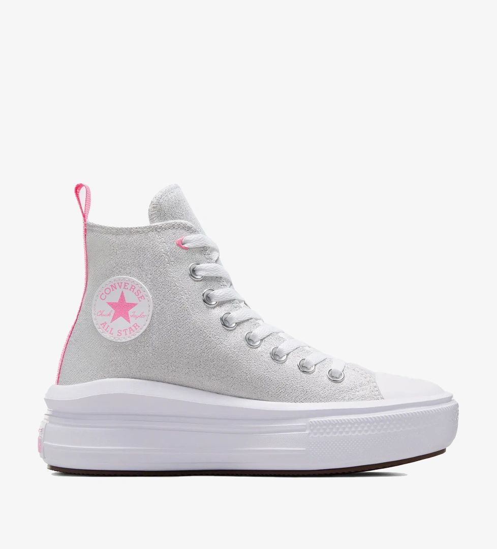 Converse Converse Chuck Taylor All Star Move Platform Sparkle Çocuk Beyaz Sneaker model görseli