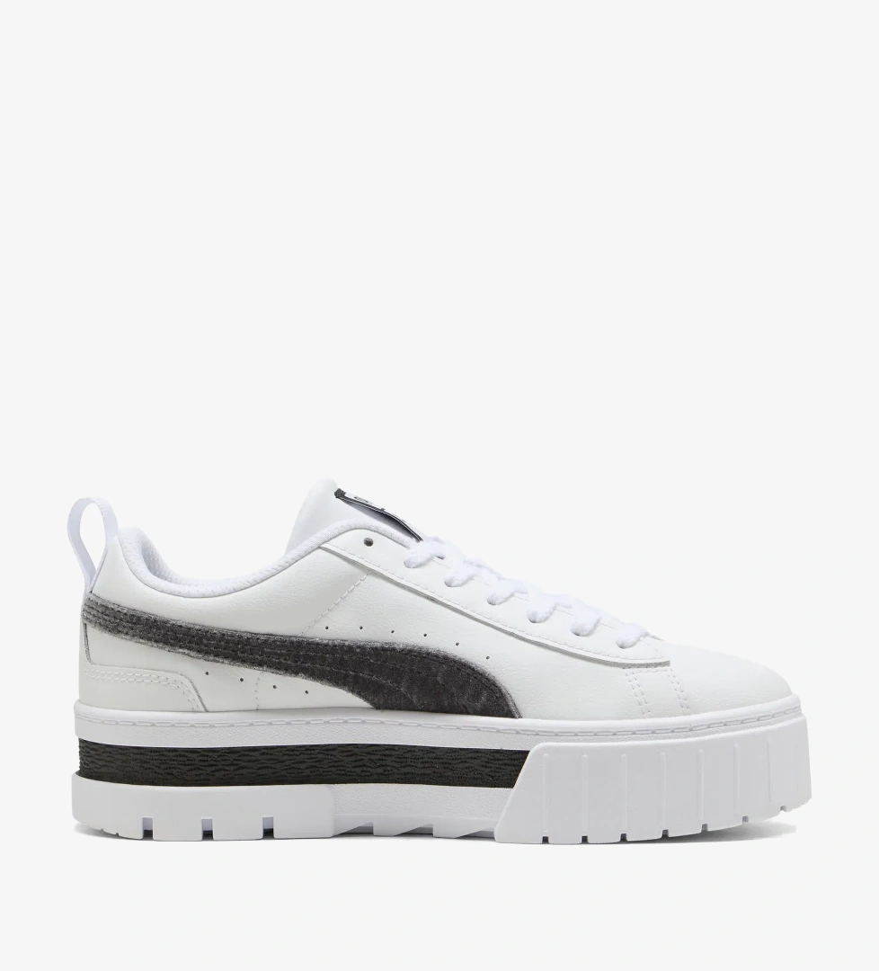 Puma Mayze Velvet Dream Kadın Beyaz Spor Ayakkabı - Görsel 1