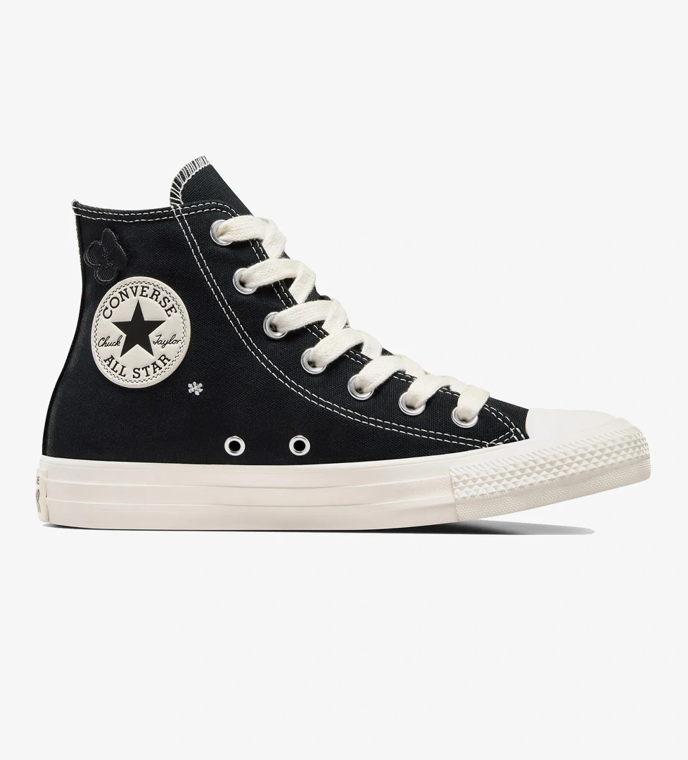Converse Converse Chuck Taylor All Star 3D Flowers Kadın Siyah Sneaker model görseli