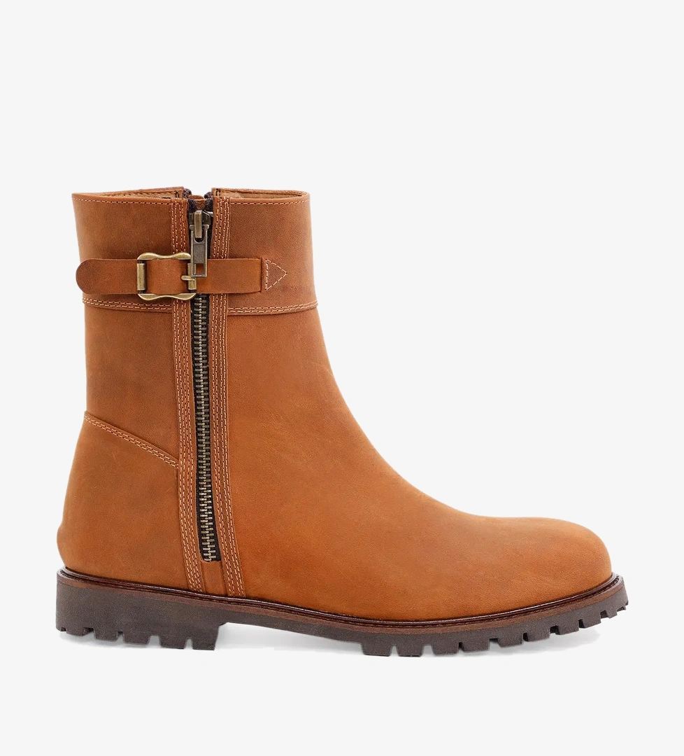 YARGICI İnce Tabanlı Yumuşak Deri Bot - Görsel 1