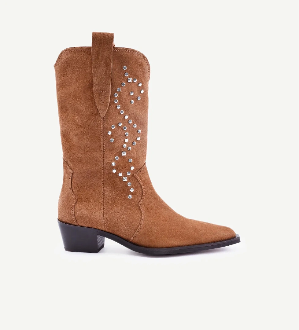 Yargıcı YARGICI Aksesuar Detaylı Deri Western Bot model görseli