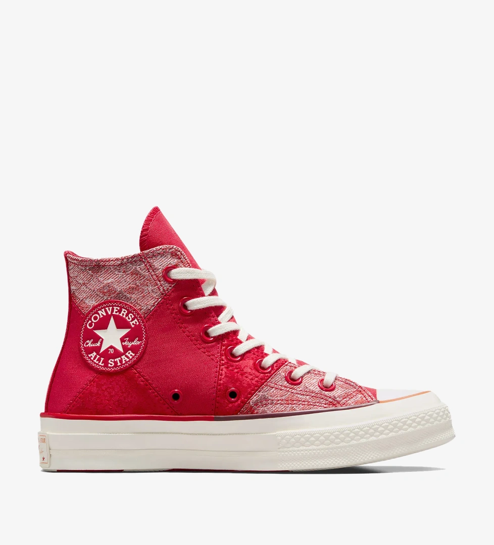 Converse Chuck 70 Lunar New Year Patchwork Unisex Kırmızı Sneaker - Görsel 1