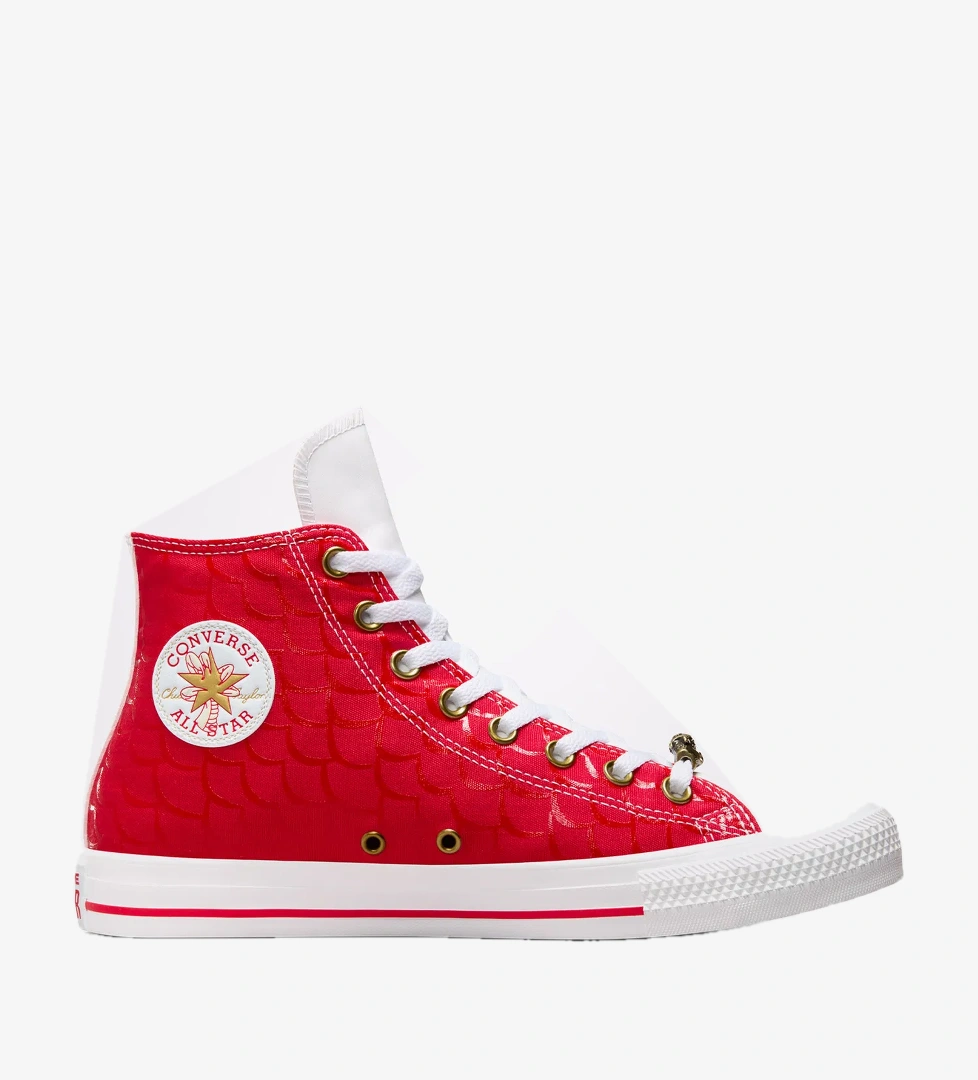Converse Converse Chuck Taylor All Star Lunar New Year Dragon Scale Unisex Kırmızı Sneaker model görseli