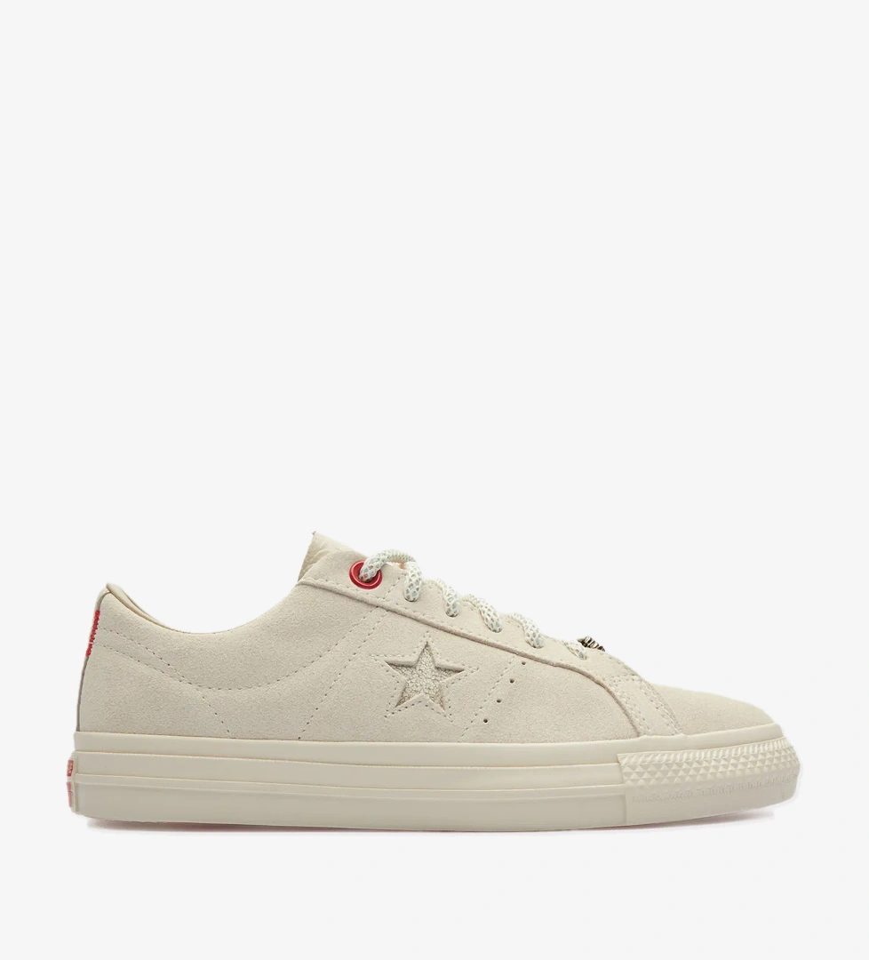Converse One Star Pro Lunar New Year Unisex Krem Sneaker - Görsel 1
