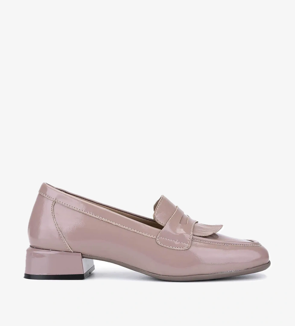 Tamer Tanca Kadın Hakiki Deri Vizon Rugan Loafer Ayakkabı - Görsel 1