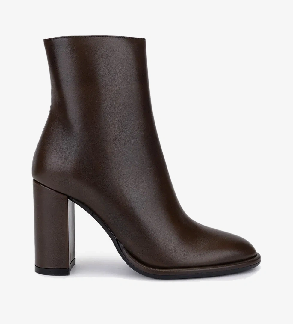 Valmenti Valmenti Kadın Hakiki Deri Kahverengi Topuklu Bot model görseli