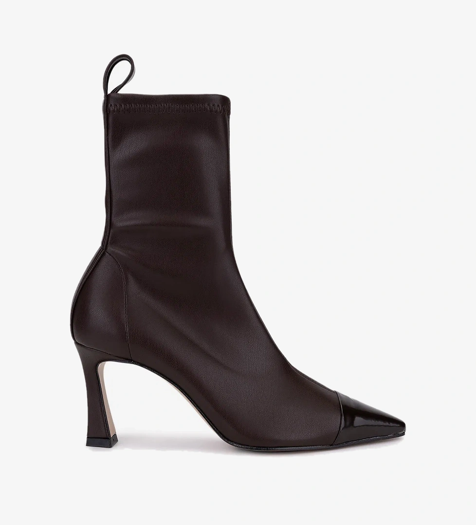 Valmenti Kadın Hakiki Deri Kahverengi Topuklu Bot - Görsel 1