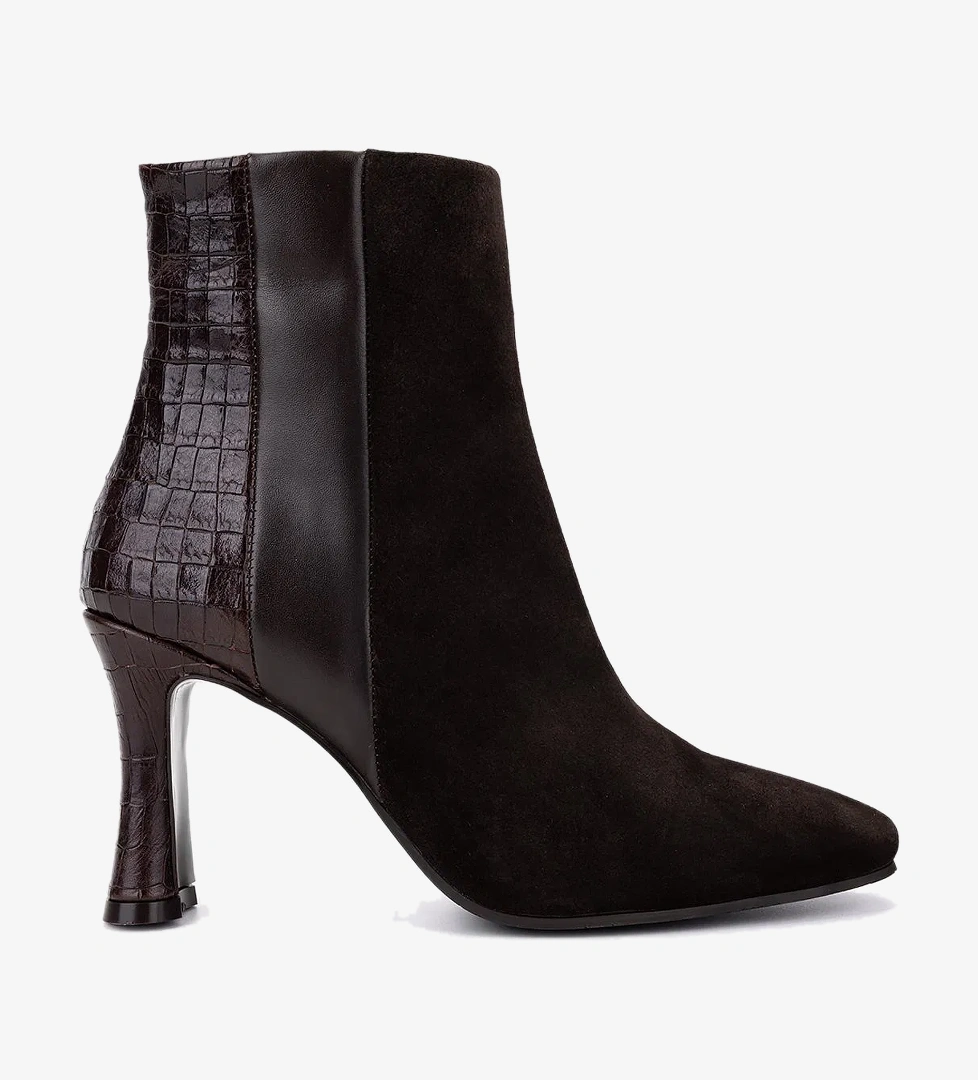 Valmenti Valmenti Kadın Hakiki Deri Kahverengi Topuklu Bot model görseli