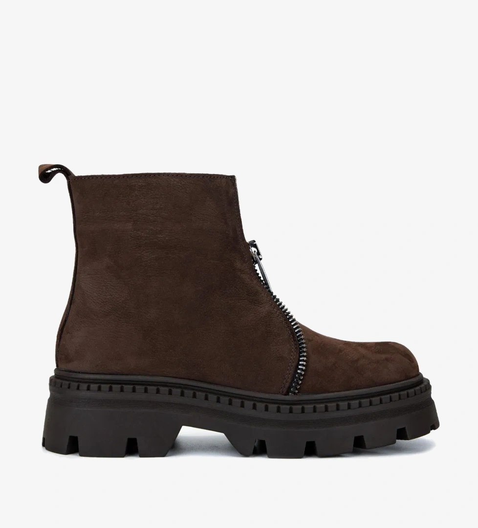 Valmenti Kadın Hakiki Deri Kahverengi Casual Bot - Görsel 1