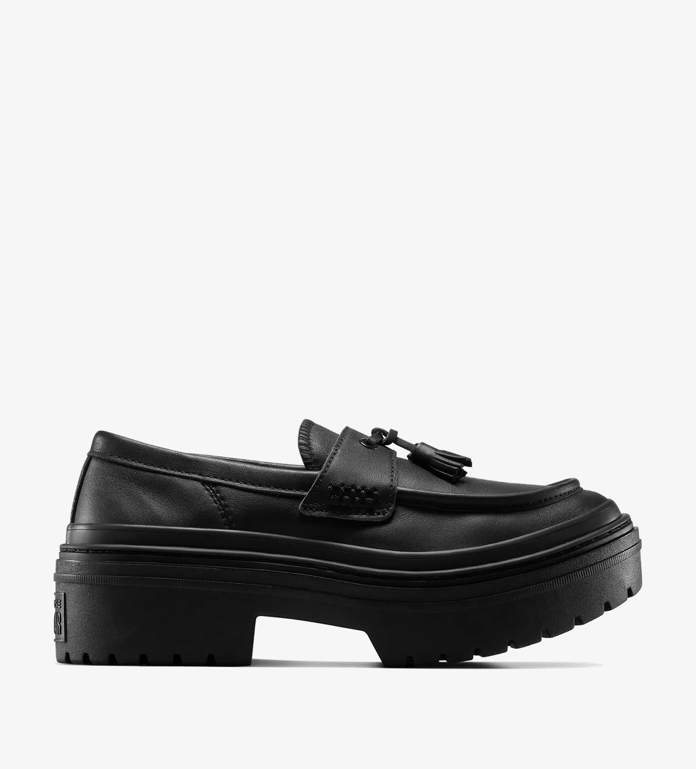 Converse Converse Chuck Taylor All Star Lugged Heel Kadın Siyah Deri Platform Loafer model görseli
