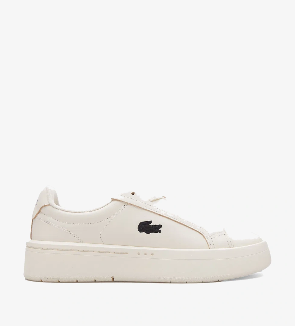 Lacoste Carnaby Platform Kadın Krem Sneaker - Görsel 1