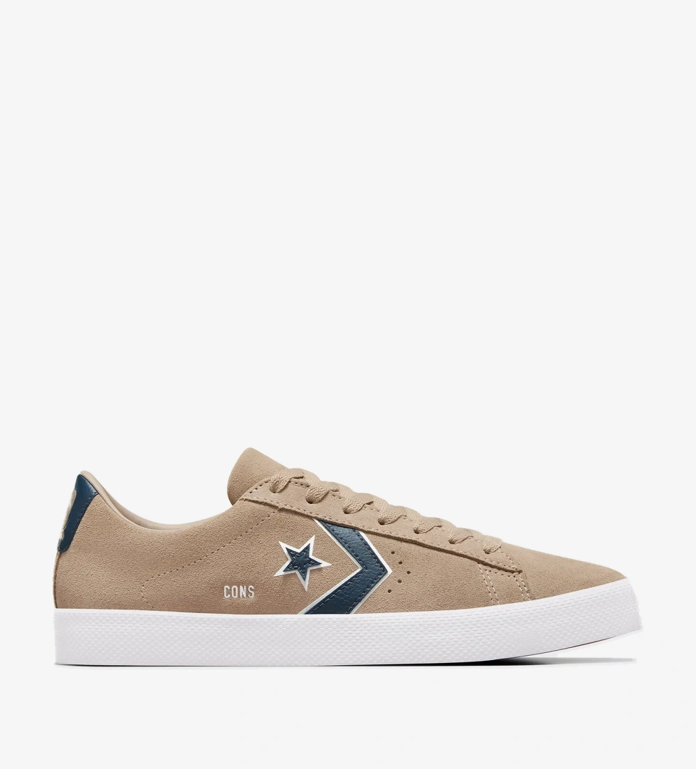Converse Cons Pl Vulc Pro Classic Unisex Bej Süet Sneaker - Görsel 1