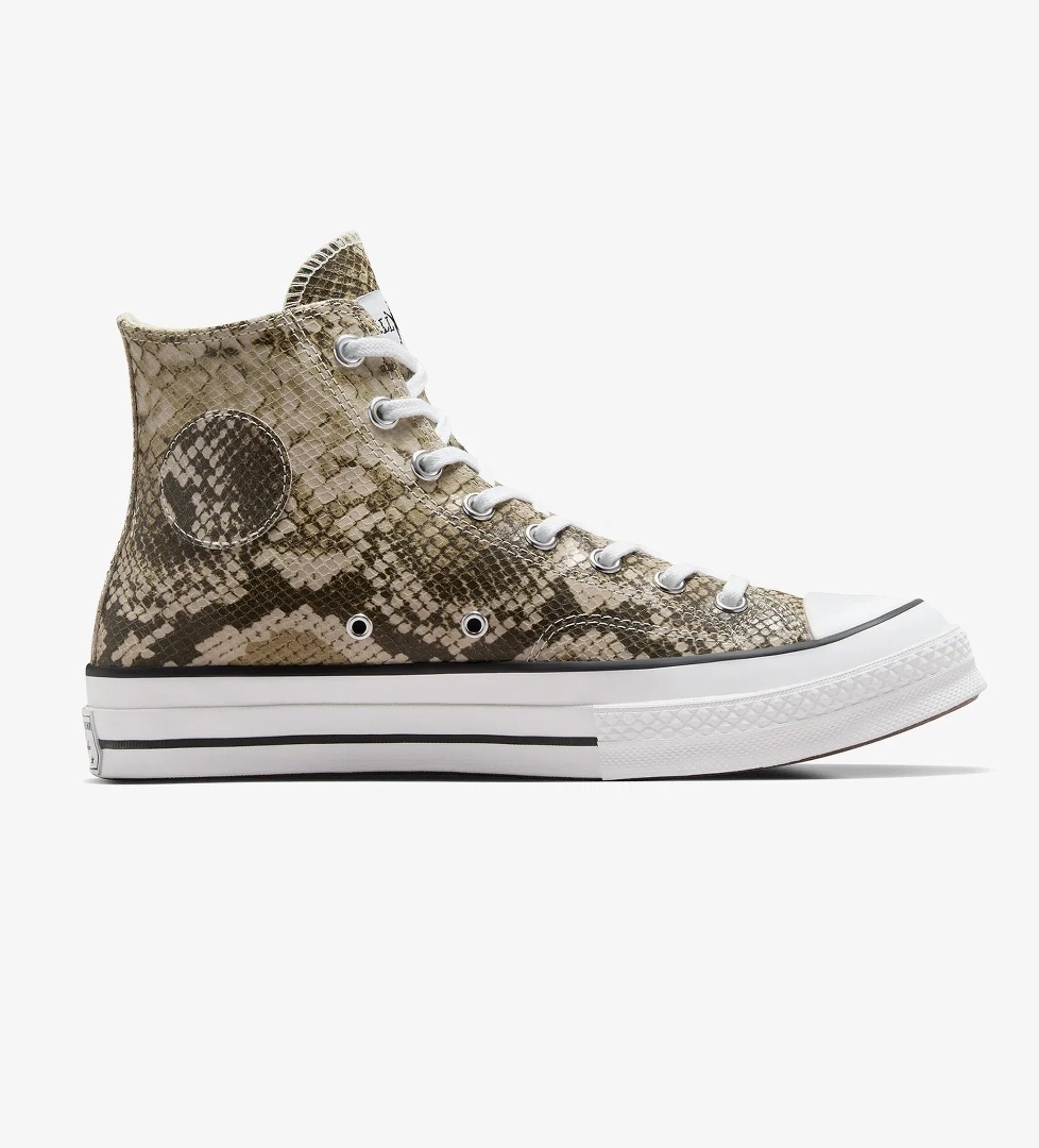 Converse x Stüssy Chuck 70 Unisex Kahverengi Deri Sneaker - Görsel 1