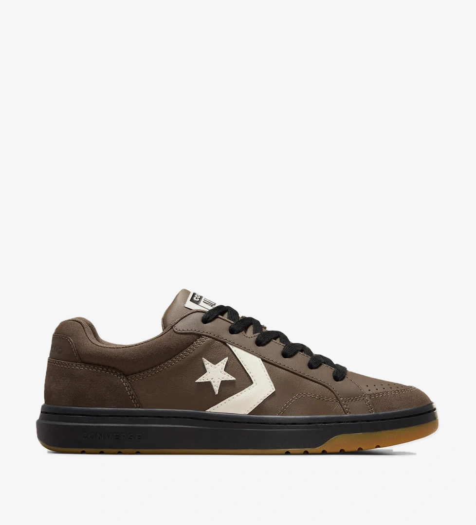 Converse Pro Blaze Unisex Haki Deri Sneaker - Görsel 1
