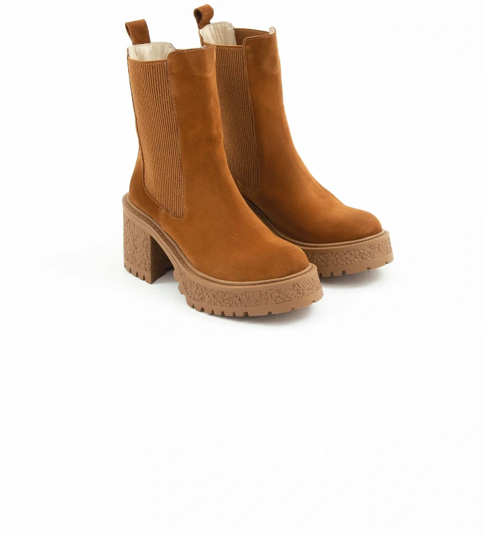 Tamer Tanca Tamer Tanca Kadın Hakiki Deri Kahverengi Casual Bot model görseli