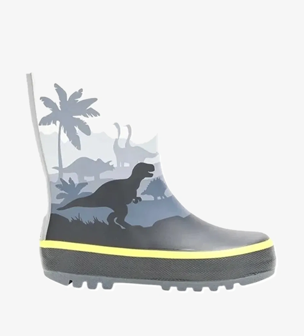 Fashfed Kamik Dino Unisex Çocuk Gri Bot model görseli