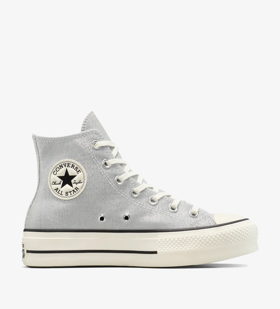 Converse Chuck Taylor All Star Lift Kadın Gri Sneaker - Görsel 1