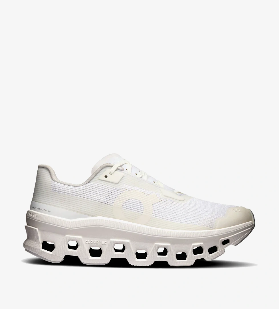 On On Cloudmonster Void Kadın Beyaz Spor Ayakkabı model görseli