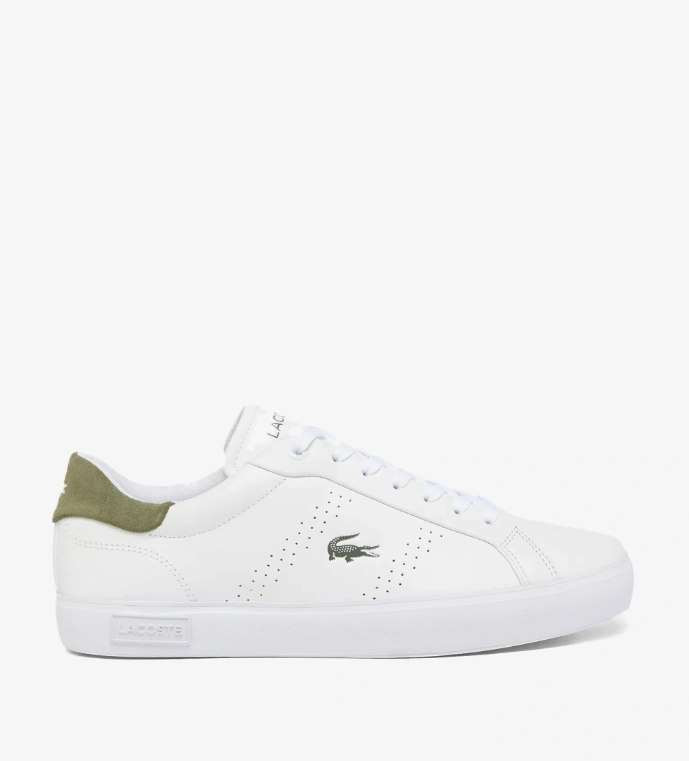 Lacoste Lacoste Powercourt 2.0 Leather Erkek Beyaz Sneaker model görseli