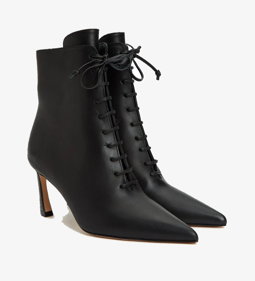 George Hogg George Hogg Kadın Siyah Kahverengi Deri Bot model görseli