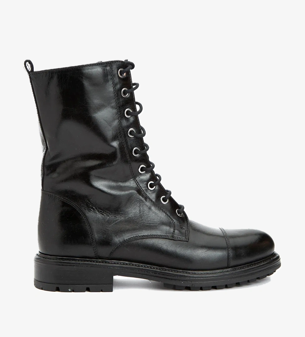 Network Network Kadın Siyah Deri Bot model görseli