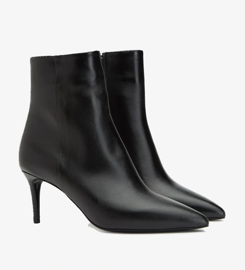 George Hogg George Hogg Kadın Siyah Topuklu Deri Bot model görseli