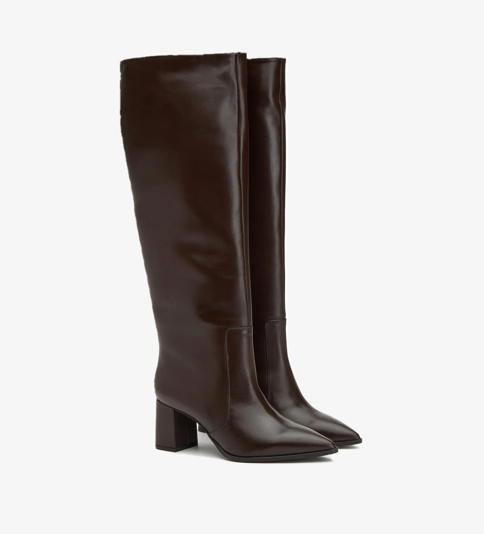 George Hogg George Hogg Kadın Kahverengi Deri Çizme model görseli