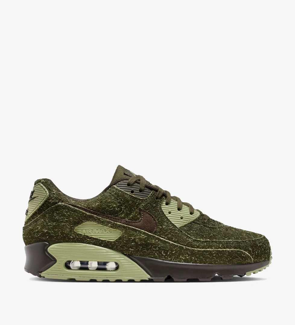 Nike Air Max 90 Premium Erkek Haki Spor Ayakkabı - Görsel 1