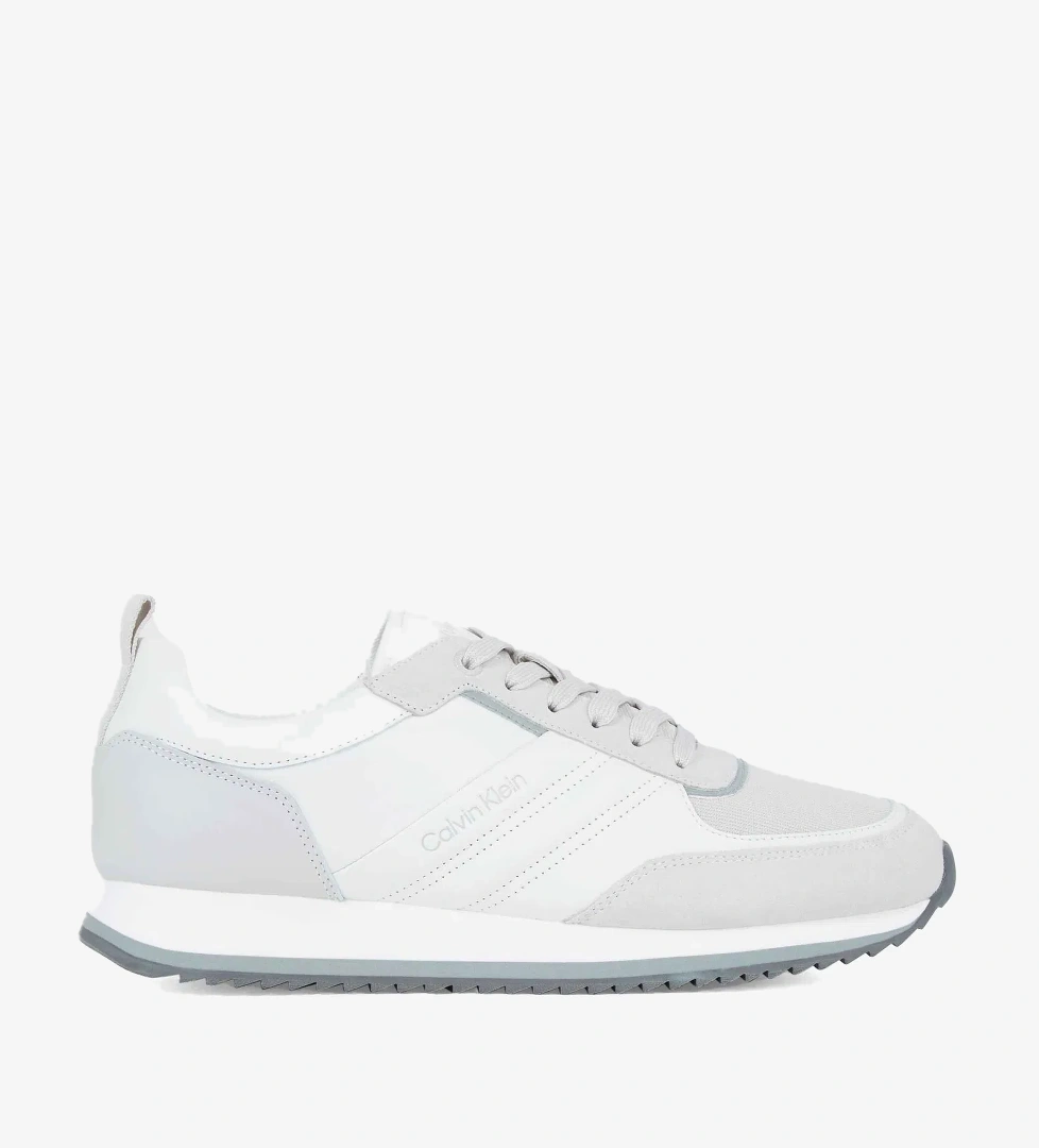 Calvin Klein Retro Runner Erkek Beyaz Sneaker - Görsel 1