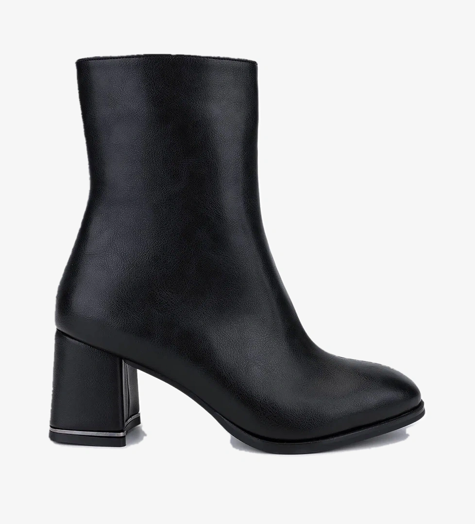 Tamer Tanca Tamer Tanca Kadın Suni Deri Siyah Deri Topuklu Bot model görseli