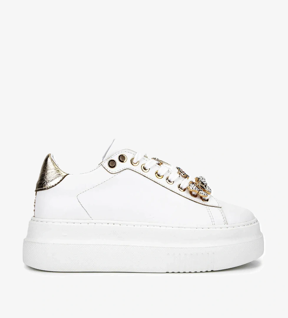 Tamer Tanca Kadın Suni Deri Beyaz Sneakers &amp; Spor Ayakkabı - Görsel 1